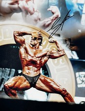LOGAN FRANKLIN SIGNED 11X14 PHOTO IFBB PRO THE TEXAS OAK RACC TRUSTED SELLER C