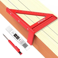 200mm 3D Multi-Angle Measuring Square Ruler High Square Pencil for Tool