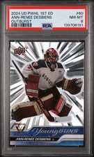 2024 Upper Deck Young Guns PWHL OUTBURST Ann-Renee Desbiens #60 PSA 8 #6191