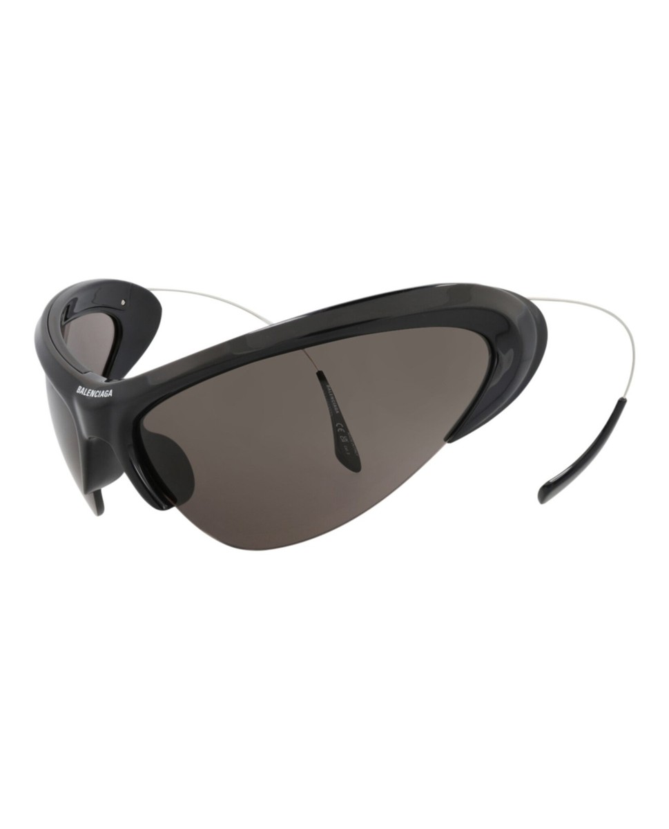 Balenciaga Unisex Shield/Wrap Black Silver Grey Fashion Designer