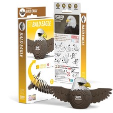 Bald Eagle Eugy 3D Puzzle by Safari 6" STEM Arts Crafts