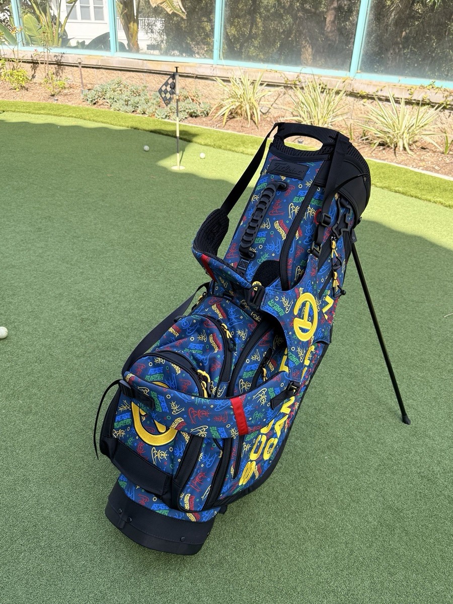 Scotty Cameron 紺色サーファー★CT★スタンド式 ギャラリー専用 Scotty Cameron Peace Surfer Pathfinder Blue Stand Golf Bag Divider