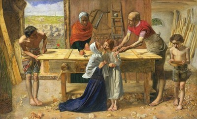 John Everett Millais Christus im Haus seiner Eltern der Tischlerei Vin