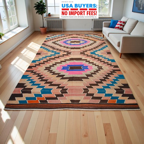 Antique Rug, Turkish Rug, Rug Kilim, Handmade Rug, Vintage Rug, Wool rug, 7 x 12