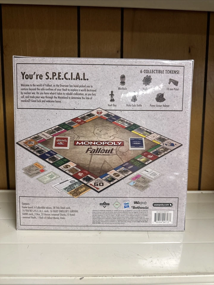 Monopoly Fallout Collector's Edition 2015 Bethesda Brand New Sealed - Image 3 of 4