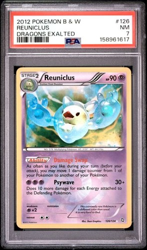 Reuniclus graded PSA 7 for sale on eBay