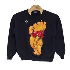 VTG Winnie The Pooh Disney Navy Blue Crewneck Sweatshirt Size XL 90's pooh bear