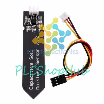 1PCS Analog Capacitive Soil Moisture Sensor V1.2 Corrosion Resistant With Cable