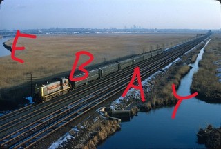 Erie Lackawanna EL RS 3 Commuter East Rutherford NJ 1968 Original Kodachrome