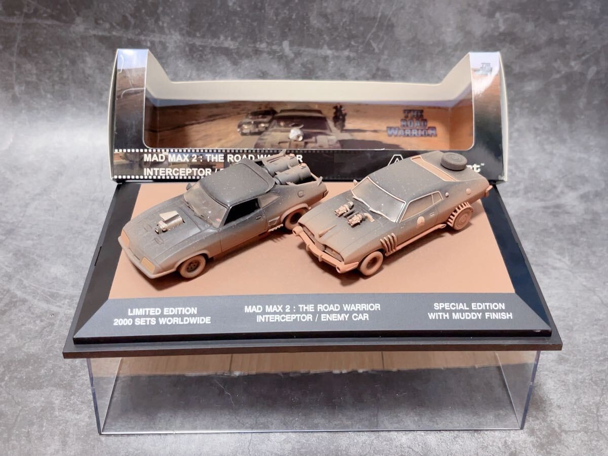 AUTOart 1/43 Mad Max 2 The Road Warrior Interceptor & Enemy Car