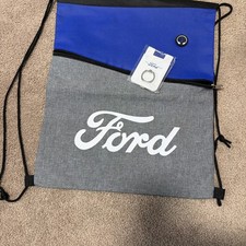 Ford Drawstring Backpack Cellphone Ring Holder