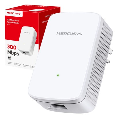 MERCUSYS ME10 N300Mbps WiFi Extender Booster, Easy One-Touch Setup, Internet Boo