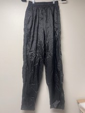 Vintage Nike Women s Black Windbreaker Y2K Pants Zip Ankles Size S