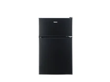 Galanz Two Door Mini Fridge 3.1 Cu Ft, Compact Refrigerator – Black