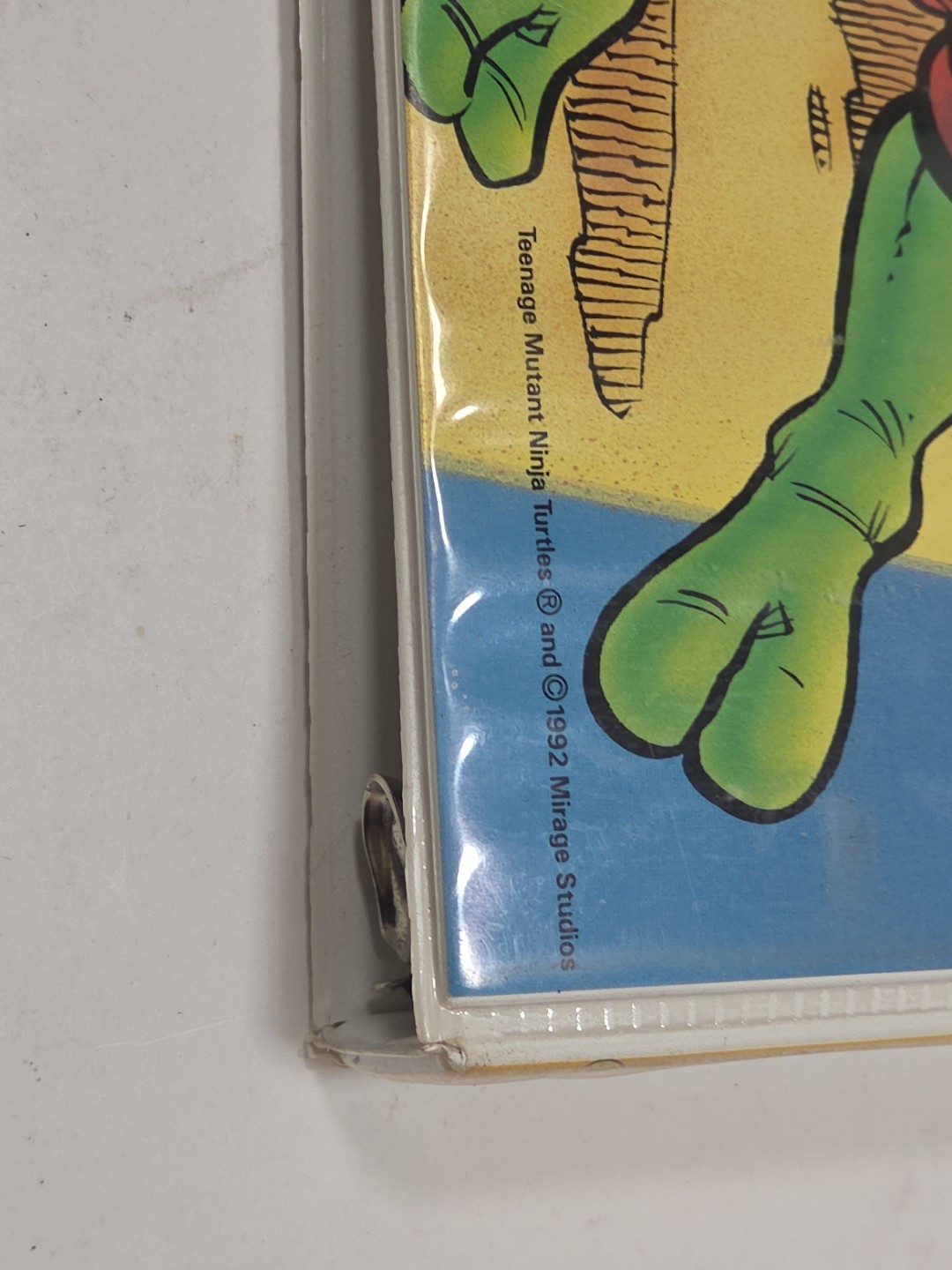 Vintage 1992 Teenage Mutant Ninja Turtles TMNT 3-Ring Binder Mirage Studios