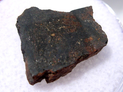 1.39 grams NWA 7428 Meteorite (L6, melt breccia) comes with a CAO