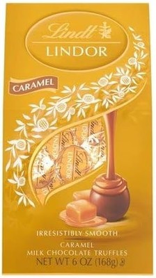 Lindt Lindor Irresistibly Smooth Carel Milk Chocolate Truffles Bag
