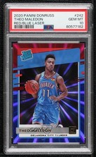 2020 Donruss Rated Rookies Red & Blue Laser 9/15 Theo Maledon PSA 10 GEM MT k1r