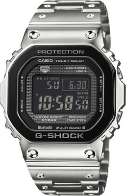 CASIO G-Shock Watch Full Metal Black Bezel GMW-B5000BT-1JF Men's Silver - Made i