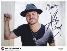 Wade Bowen "Who I Am" Country Singer AUTOGRAPH Signed 8.5x11 Photo ACOA
