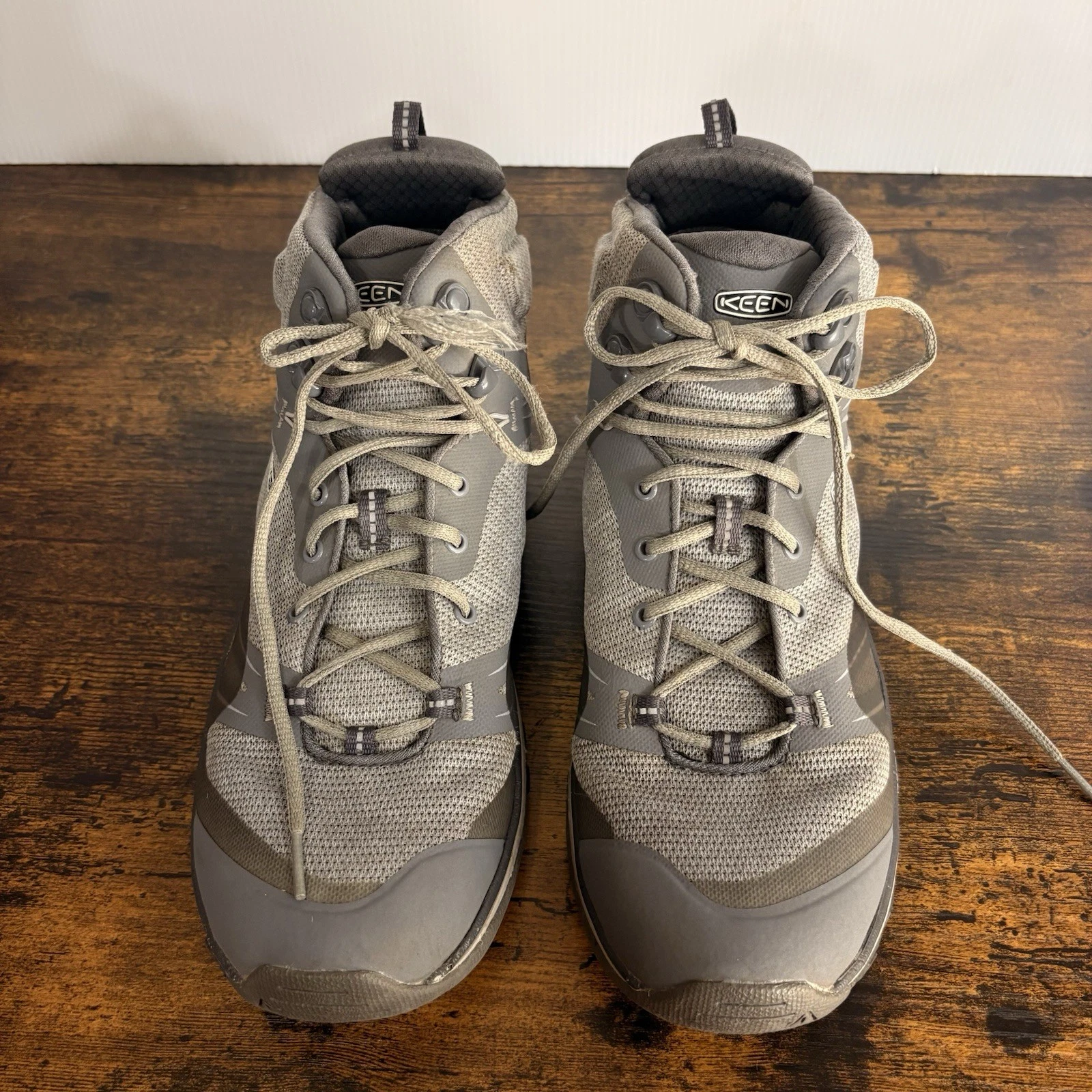 Keen Terradora Hiking Boots Womens Sz 10 Gray Waterproof Outdoors