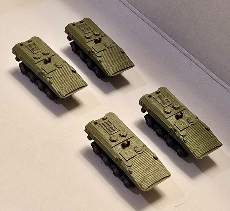 3D Printed USMC 1:285 6mm scale 4 piece ACV-P Platoon GHQ CinC Scale