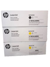 HP W2020XC / W2022XC / 414X Black Toner  YELLOW - Authentic - New LOT OF 3.