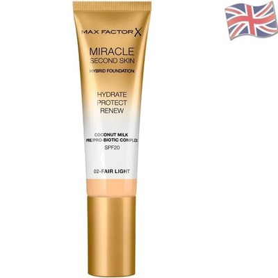Buildable Miracle Second Skin Foundation - hell-leicht, feuchtigkeitsspendend & feuchtigkeitsspendend