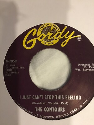 The Contours - I Just Can t Stop This Feeling / I Can t Help Loving You Baby - M