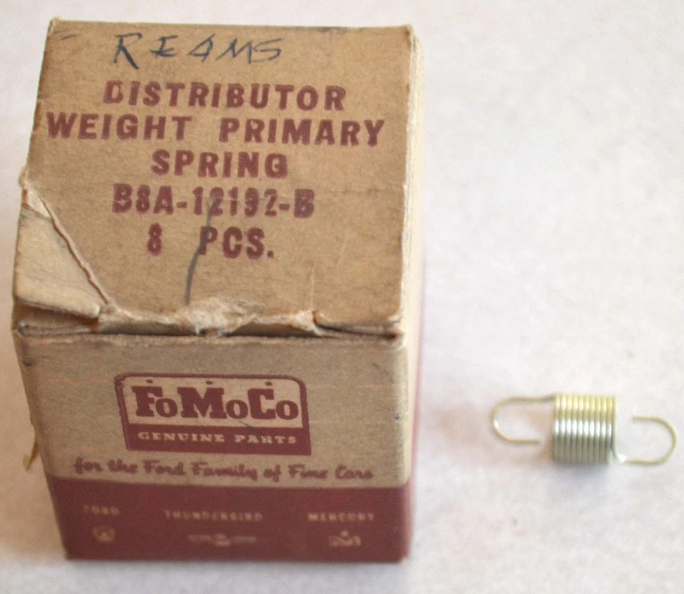 Nuevo de Lote Antiguo 1958-1966 Ford Distribuidor Peso Primario Muelle, 1961-1964 Thunderbird Foto 2 de 4
