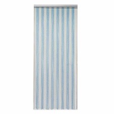 Aluminium Door Fly Screen Metal Chain Curtain Insect Blind 210x90cm UK