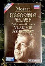 Vladimir Ashkenazy Mozart Piano Concertos No.11  14 RARE Cassette Decca Chrome