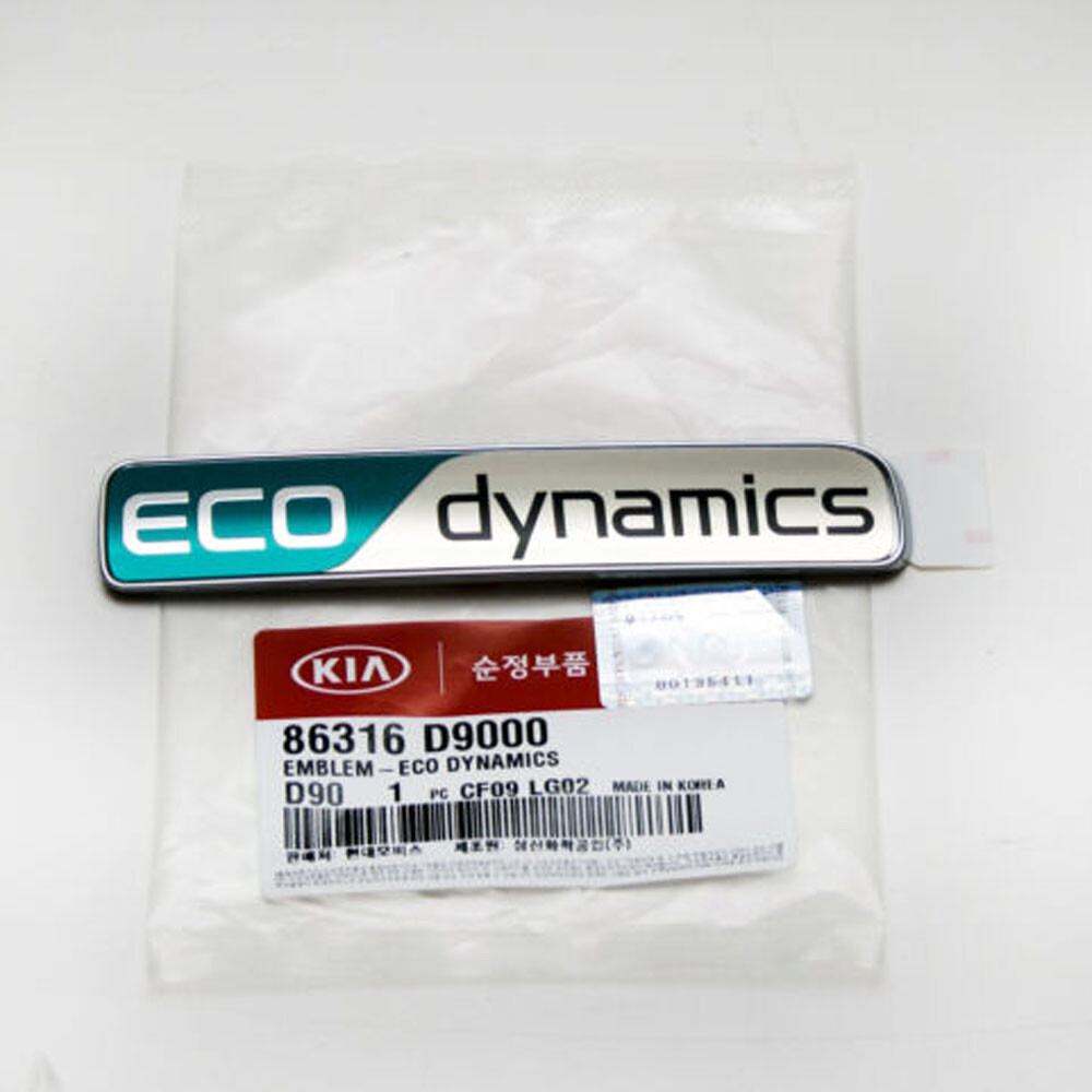 New OEM Rear ECO Dynamics Logo 86316 D9000 For Kia All New