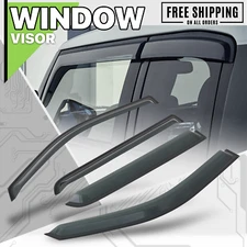 Window Visor Shade Vent Sun Wind Rain Deflector Guard fit 07-14 Cadillac Escalad