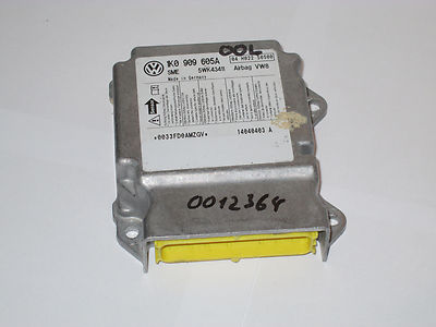 Airbagsteuergerät Crashsensor VW Golf 5 Jetta 1K0909605A 00L Siemens 5WK43411