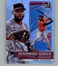 2022 Donruss Season Stat Line #5 Cedric Mullins /175 Orioles Diamond Kings