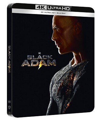 BLACK ADAM - 4K UHD + BLU-RAY STEELBOOK - NEU + OVP - DWAYNE JOHNSON - DC COMICS