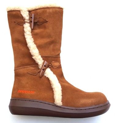 Rocketdog Damen Boots braun Chestnut Schuhe Cow Suede