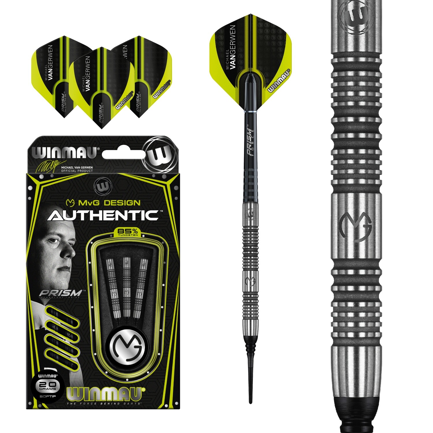 Winmau - Подлинник Майкла ван Гервена - Softdart 17690₽