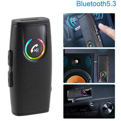 Bluetooth 5.3 Audio Musik Wireless Receiver AUX 3.5mm Home Car Handsfree Adapter