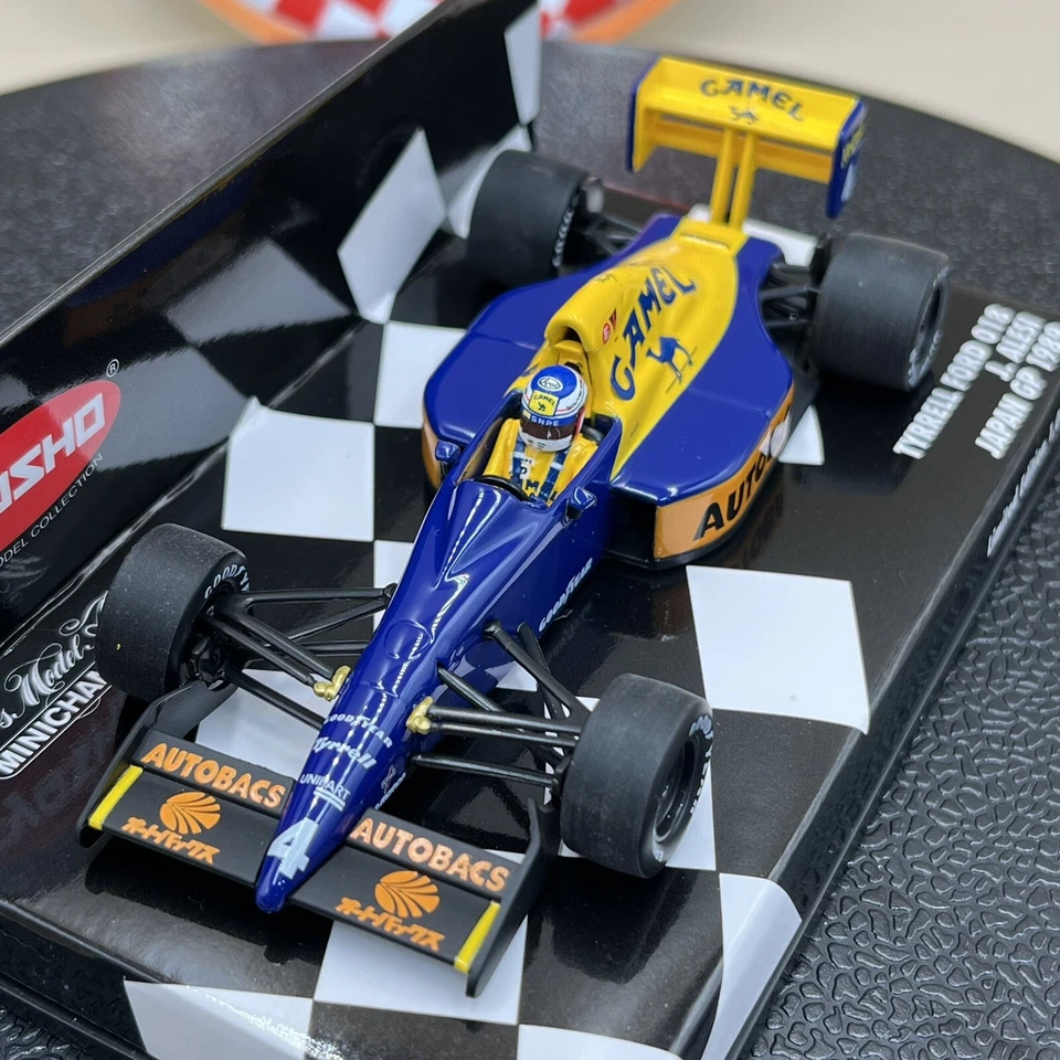 MINICHAMPS 1/43 Tyrrell Ford 018 Jean Alesi #4 Japan GP 1989 CAMEL 403890104 - Image 3 of 4