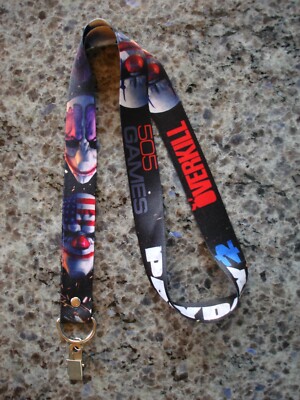 PAYDAY 2 PROMO SCHLÜSSELBAND LANYARD EXCLUSIVE FROM PAX PRIME 2014 NEU RAR RARE