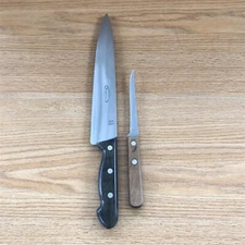 Two Vintage Kitchen Knives 