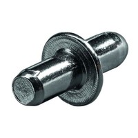 Hettich SteckbodenträGer Mit Flansch, 5Mm, Verzinkt, 20 StüCk (0,13 Eur/StüCk)