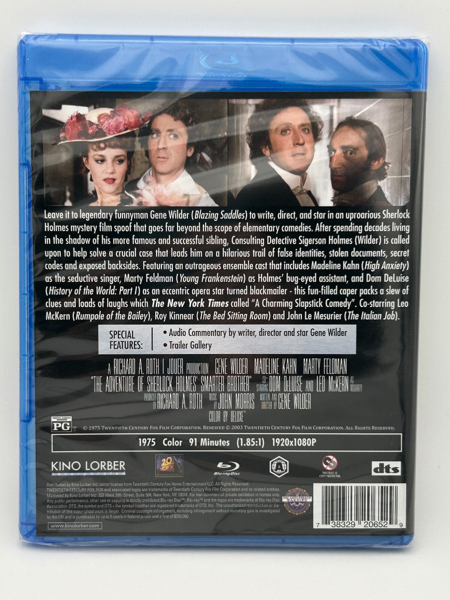 The Adventure of Sherlock Holmes' Smarter Brother (1975) Blu