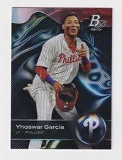 2023 BOWMAN PLATINUM BASEBALL YHOSWAR GARCIA TOP PROSPECT CARD TOP-71