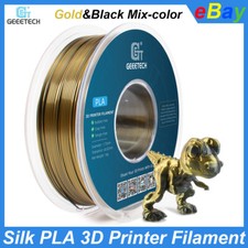 Geeetech Silk PLA 3D Printer Filament 1.75mm 1kg Silk Gold Black 2 Mix-Color PLA