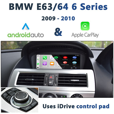 BMW E63 /64 6 Series LCI - CIC iDrive Apple CarPlay & Android Auto Integration