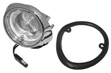 1967 68 FORD MUSTANG BACK UP LIGHT ASSEMBLY LH W/ WIRING & BODY SEAL 67F-71201-M