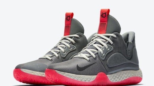 Nike KD5 VII Kevin Durant Taglia UK 10 BASKET GRIGIO FUMO Black Light Osso  Rosso | eBay